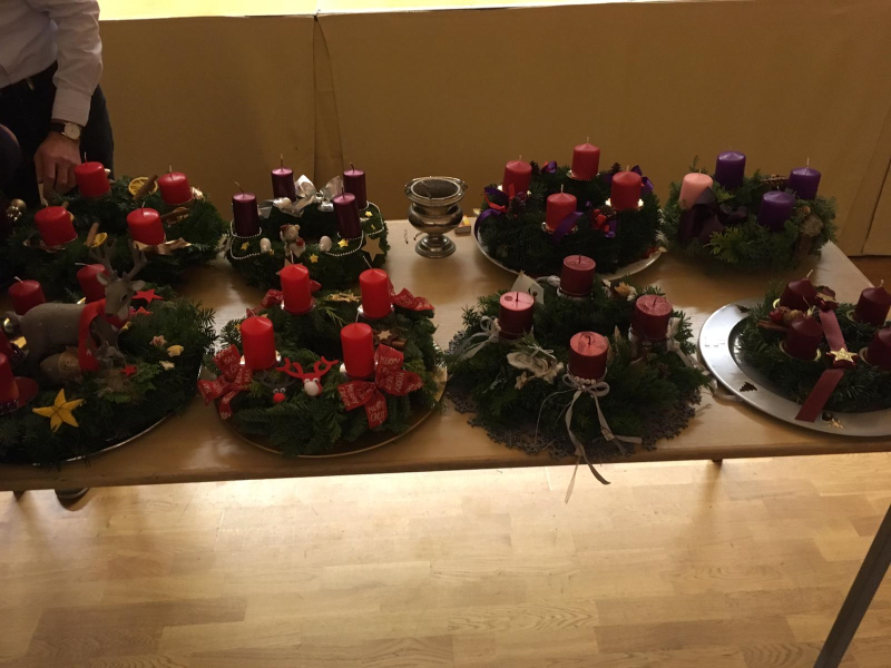 Adventkranzsegnung