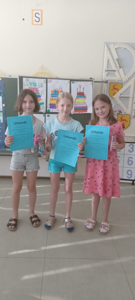 Schwimmwettbewerb der 3a- Klasse