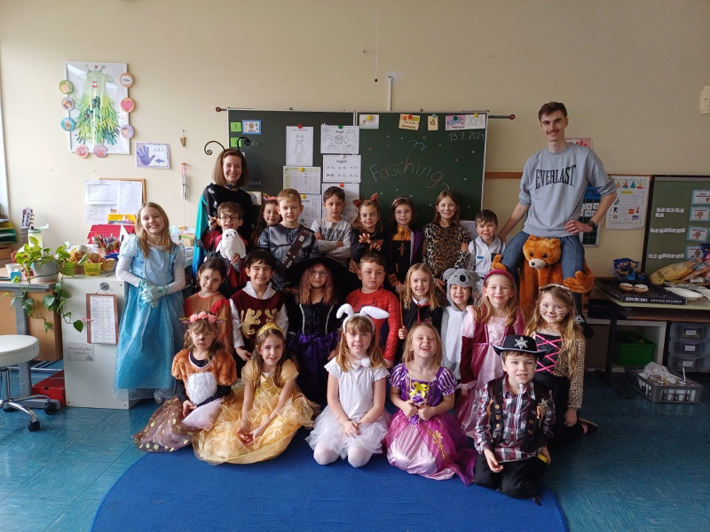 Fasching in der Schule