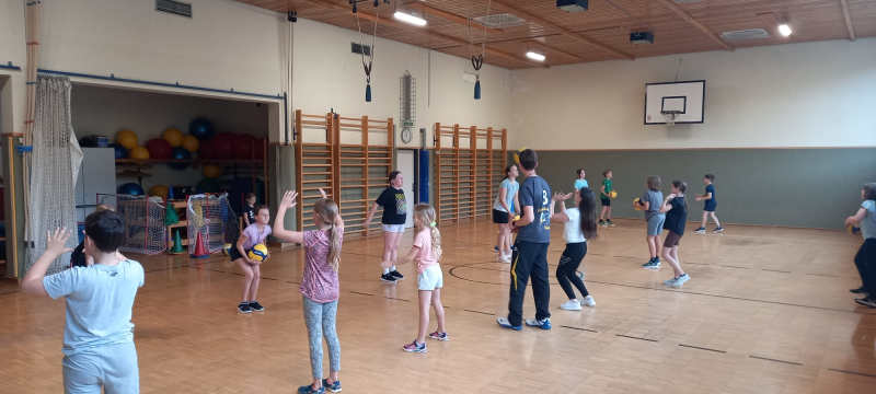 Volleyballtraining mit Philip Janker