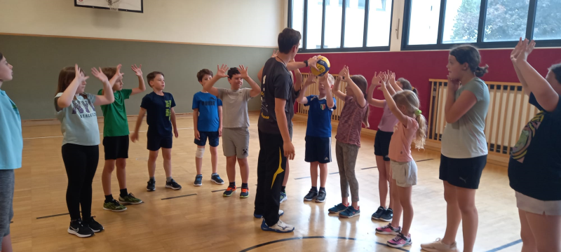 Volleyballtraining mit Philip Janker