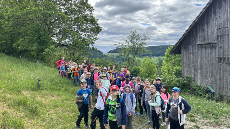 Wandertag 3. Klassen - Kukubauerhütte