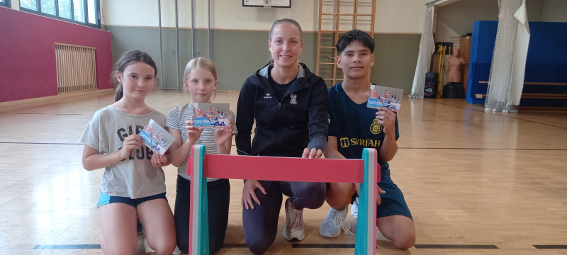 Leichtathletiktraining mit St. Veits Profileichtathletin Lena Pressler