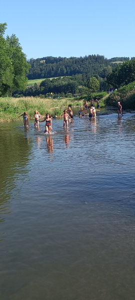 FLUSSWANDERUNG der Vorschulklasse