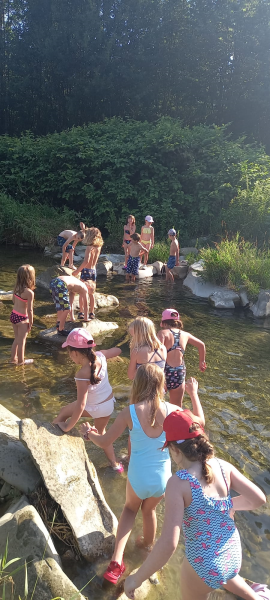 FLUSSWANDERUNG der Vorschulklasse