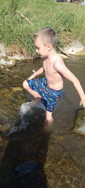 FLUSSWANDERUNG der Vorschulklasse