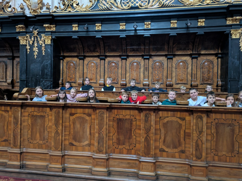 Die 4.Klassen in Lilienfeld