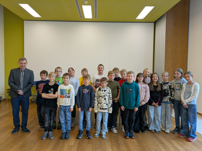 Die 4.Klassen in Lilienfeld