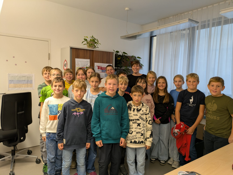 Die 4.Klassen in Lilienfeld